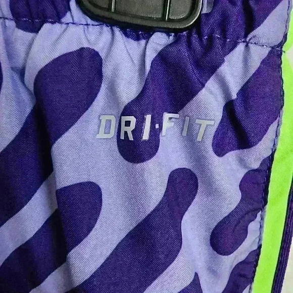 Nike Dri Fit Women's Athletic Running Workout Exercise Shorts Purple - Picture 8 of 9